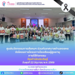 วันที่ 22 กรกฎาคม พ.ศ. 2569 ศูนย์นวัตกรรมทางสังคมและการบริการวิชาการ คณะมนุษยศาสตร์และสังคมศาสตร์ มหาวิทยาลัยราชภัฏนครราชสีมา ร่วมกับเทศบาลตำบลจอหอ จัดโครงการโรงเรียนสร้างสุขผู้สูงอายุตำบลจอหอ ภายใต้กิจกรรม “วัยเก๋านักประดิษฐ์”